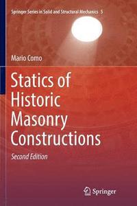 bokomslag Statics of Historic Masonry Constructions