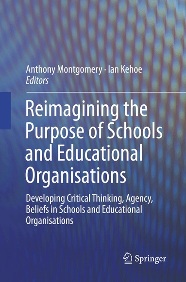 Anthony Montgomery, Ian Kehoe - Reimagining the Purpose of Schools and Educational Organisations, Häftad