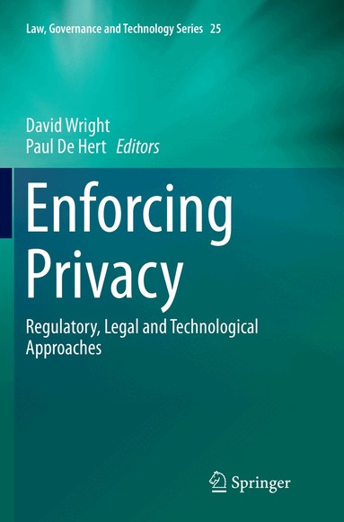 David Wright, Paul De Hert - Enforcing Privacy, Häftad