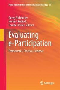 bokomslag Evaluating e-Participation