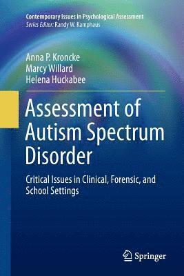 bokomslag Assessment of Autism Spectrum Disorder