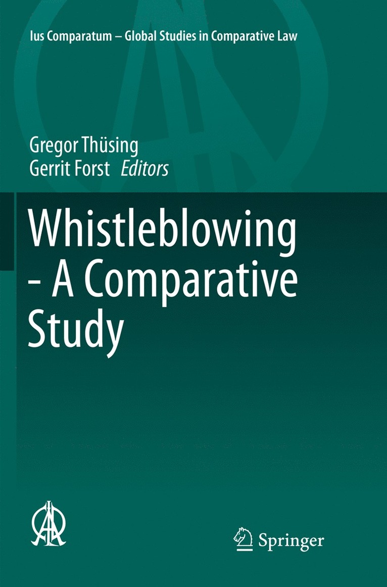 Whistleblowing - A Comparative Study 1