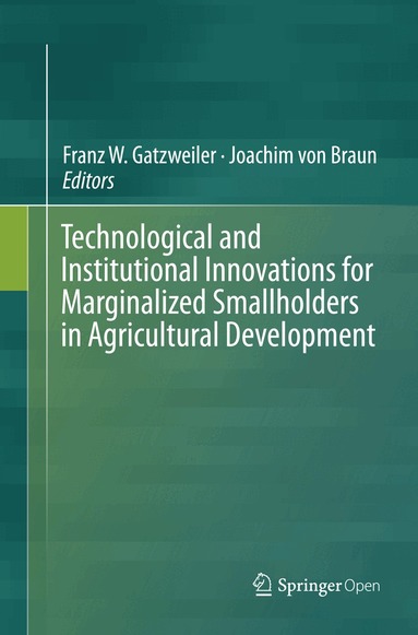 Franz W. Gatzweiler, Joachim von Braun - Technological and Institutional Innovations for Marginalized Smallholders in Agricultural Development, Häftad