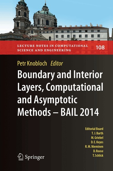 Petr Knobloch - Boundary and Interior Layers, Computational and Asymptotic Methods - BAIL 2014, Häftad