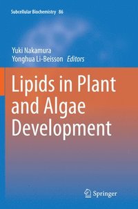 bokomslag Lipids in Plant and Algae Development