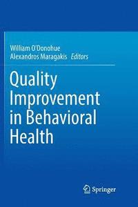 bokomslag Quality Improvement in Behavioral Health