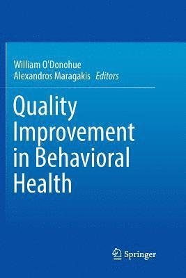 bokomslag Quality Improvement in Behavioral Health