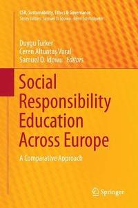 bokomslag Social Responsibility Education Across Europe
