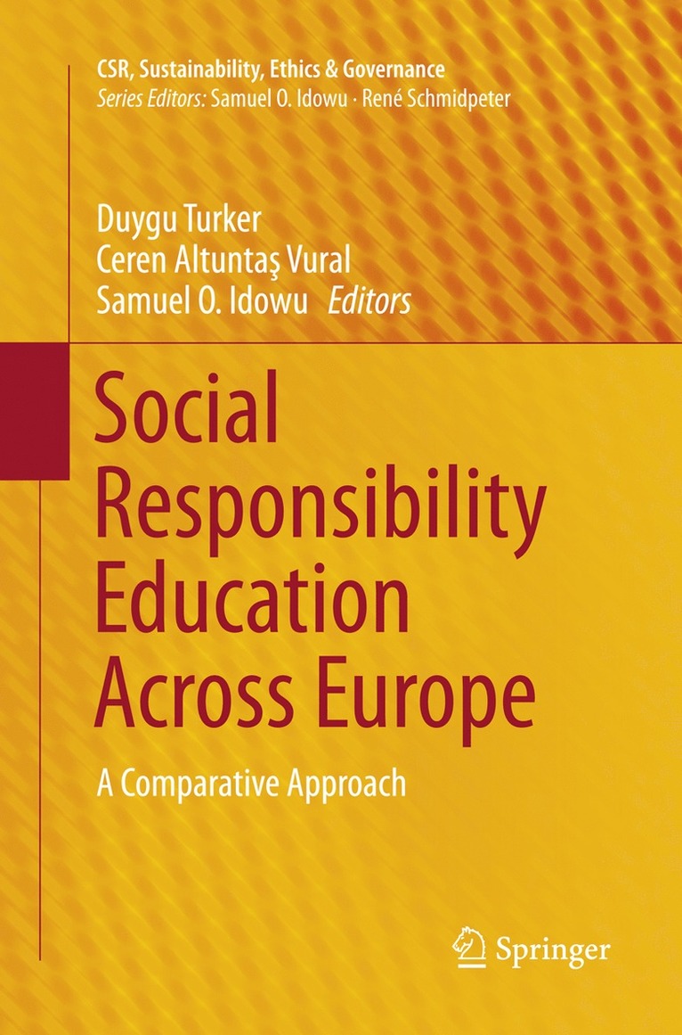 Duygu Turker, Ceren Altuntas, Samuel O. Idowu - Social Responsibility Education Across Europe, Häftad