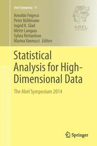 bokomslag Statistical Analysis for High-Dimensional Data