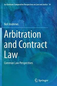 bokomslag Arbitration and Contract Law