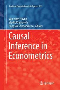 bokomslag Causal Inference in Econometrics