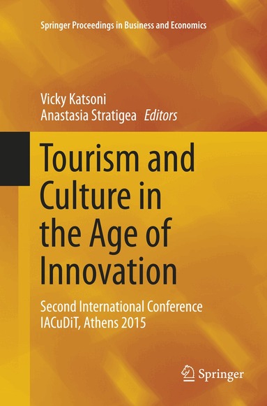 Vicky Katsoni, Anastasia Stratigea - Tourism and Culture in the Age of Innovation, Häftad