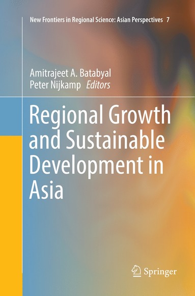 bokomslag Regional Growth and Sustainable Development in Asia