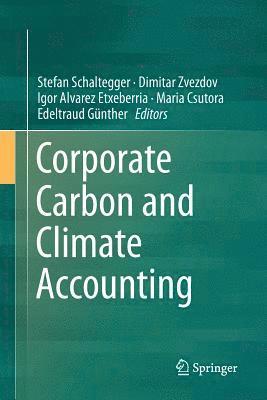 bokomslag Corporate Carbon and Climate Accounting