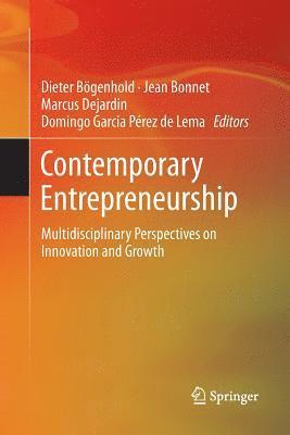 bokomslag Contemporary Entrepreneurship