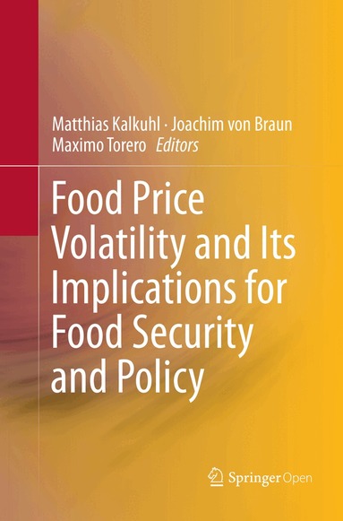 Matthias Kalkuhl, Joachim von Braun, Maximo Torero - Food Price Volatility and Its Implications for Food Security and Policy, Häftad