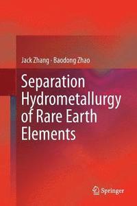 bokomslag Separation Hydrometallurgy of Rare Earth Elements
