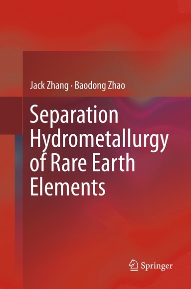 bokomslag Separation Hydrometallurgy of Rare Earth Elements