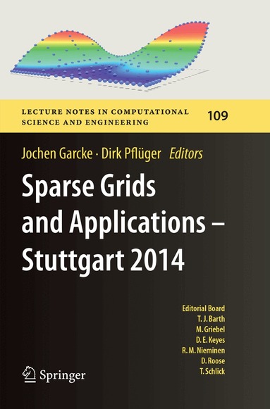 Jochen Garcke, Dirk Pflüger - Sparse Grids and Applications - Stuttgart 2014, Häftad