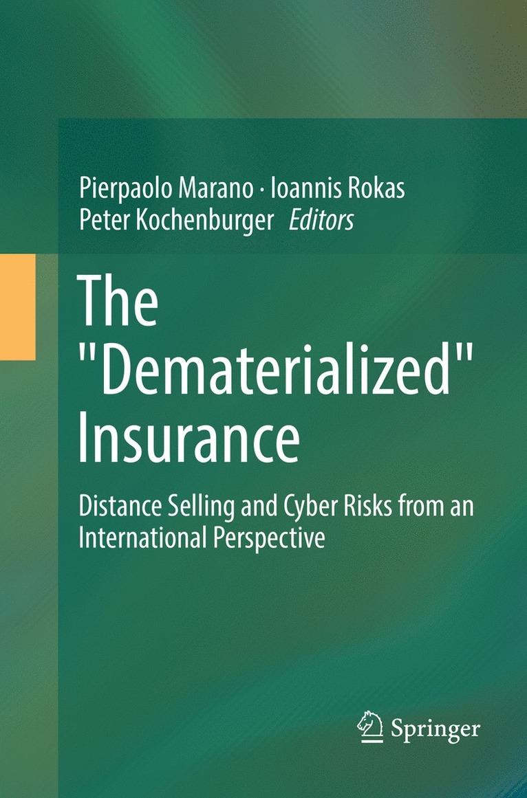 Pierpaolo Marano, Ioannis Rokas, Peter Kochenburger - "Dematerialized" Insurance, Häftad