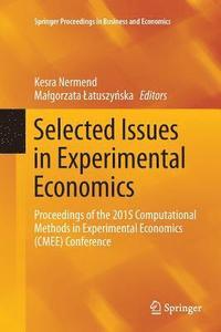bokomslag Selected Issues in Experimental Economics