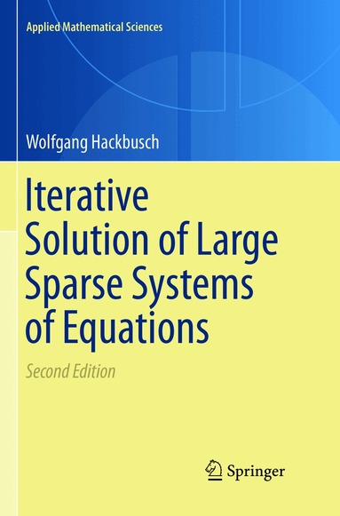 Wolfgang Hackbusch - Iterative Solution of Large Sparse Systems of Equations, Häftad