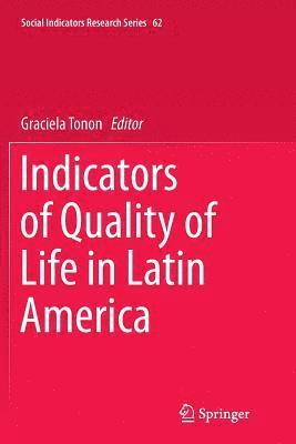 bokomslag Indicators of Quality of Life in Latin America