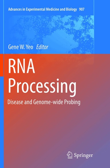 Gene W. Yeo - RNA Processing, Häftad