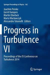 bokomslag Progress in Turbulence VI