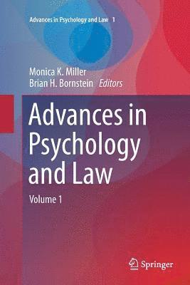 bokomslag Advances in Psychology and Law