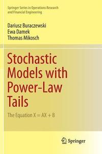 bokomslag Stochastic Models with Power-Law Tails