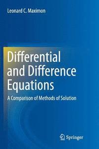 bokomslag Differential and Difference Equations