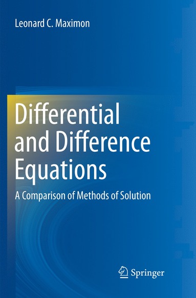 bokomslag Differential and Difference Equations