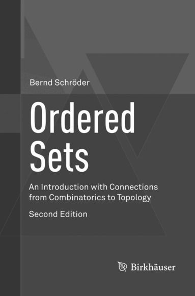 Bernd Schröder - Ordered Sets, Häftad