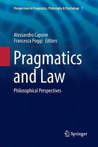 bokomslag Pragmatics and Law