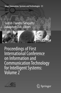 bokomslag Proceedings of First International Conference on Information and Communication Technology for Intelligent Systems: Volume 2