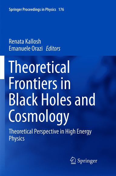 bokomslag Theoretical Frontiers in Black Holes and Cosmology