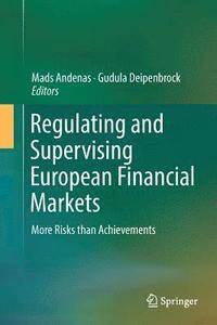 bokomslag Regulating and Supervising European Financial Markets