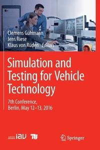 bokomslag Simulation and Testing for Vehicle Technology