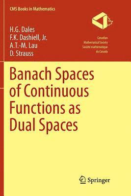 Banach Spaces of Continuous Functions as Dual Spaces 1