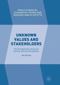 bokomslag Unknown Values and Stakeholders