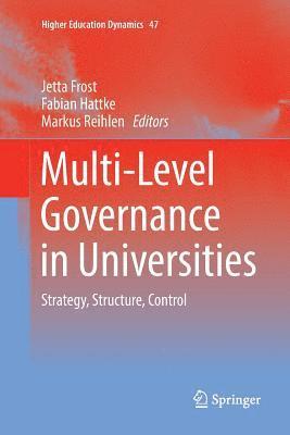 bokomslag Multi-Level Governance in Universities