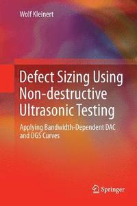 bokomslag Defect Sizing Using Non-destructive Ultrasonic Testing