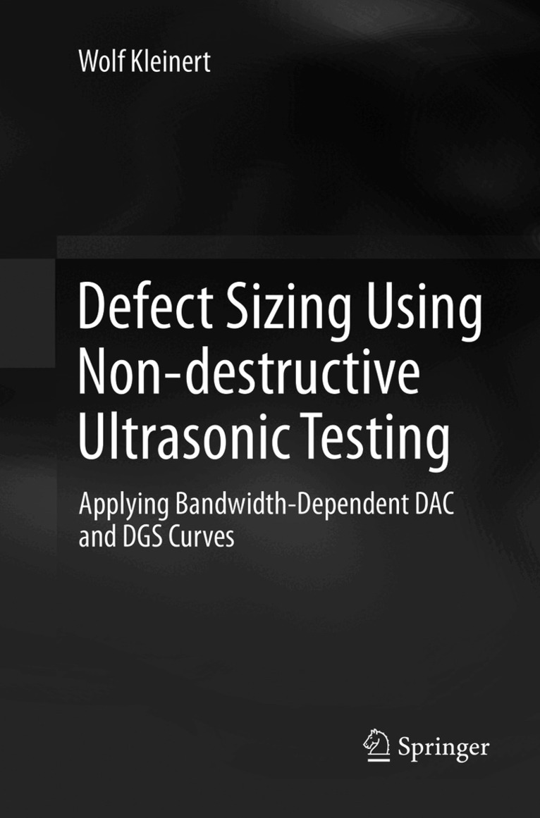 Wolf Kleinert - Defect Sizing Using Non-destructive Ultrasonic Testing, Häftad