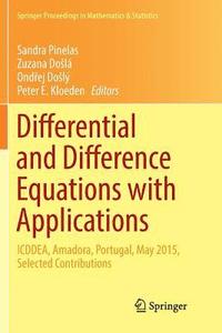 bokomslag Differential and Difference Equations with Applications