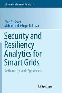 bokomslag Security and Resiliency Analytics for Smart Grids