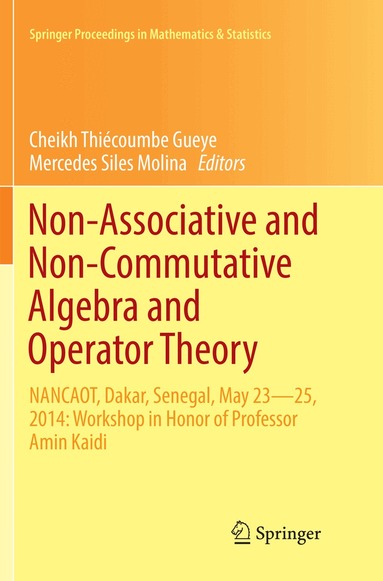 Cheikh Thiécoumbe Gueye, Mercedes Siles Molina - Non-Associative and Non-Commutative Algebra and Operator Theory, Häftad