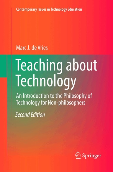 Marc J. de Vries - Teaching about Technology, Häftad