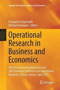 bokomslag Operational Research in Business and Economics